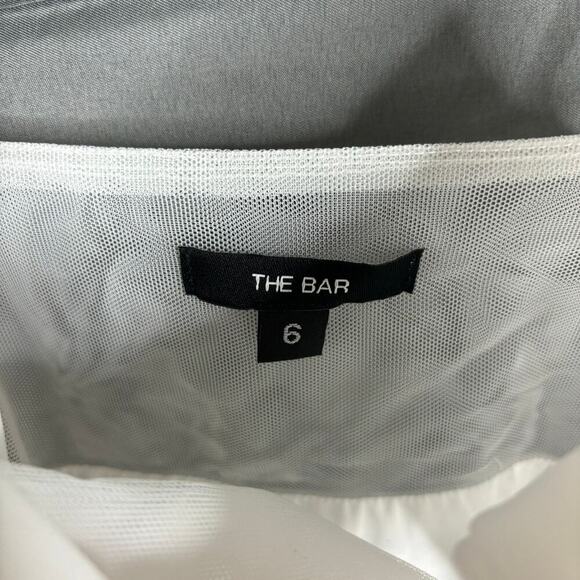 The Bar Jean Dress Blanc Size 6 - Picture 9 of 10